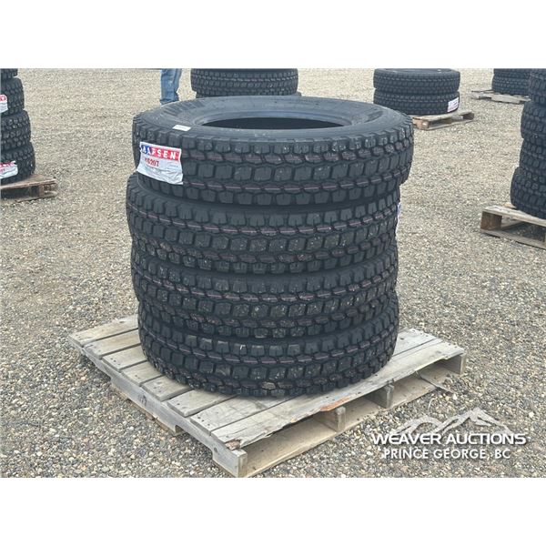(4) KAPSEN HS207 11R24.5 TRUCK TIRES