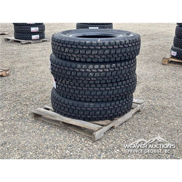 (4) KAPSEN HS207 11R24.5 TRUCK TIRES