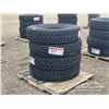 Image 4 : (4) KAPSEN HS207 11R22.5 TRUCK TIRES
