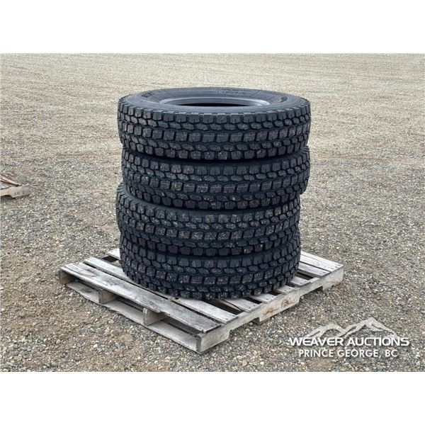 (4) KAPSEN HS207 11R22.5 TRUCK TIRES
