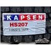 Image 6 : (4) KAPSEN HS207 11R22.5 TRUCK TIRES