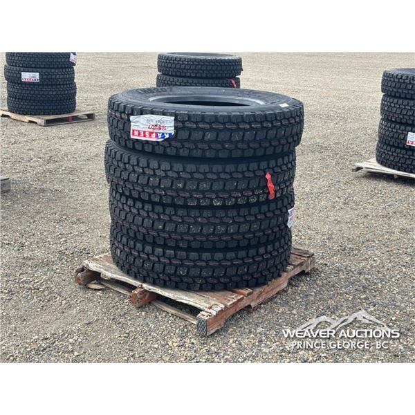 (4) KAPSEN HS207 11R24.5 TRUCK TIRES