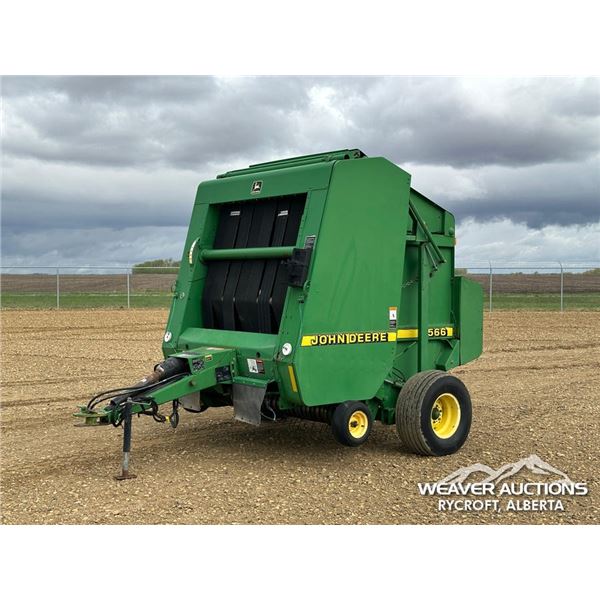 JOHN DEERE 566 ROUND BALER