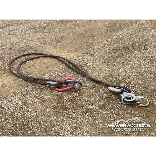 1-1/4 IN.- 15 FT. HOIST CABLES