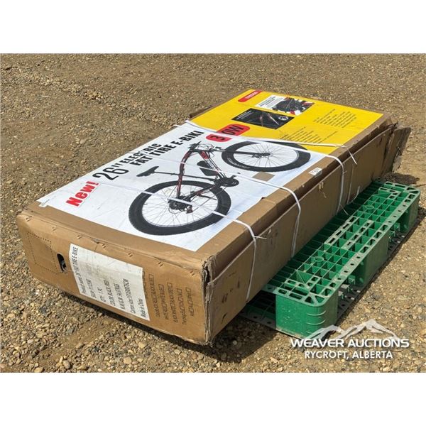 26 IN. ELECTRIC FAT TIRE BIKE