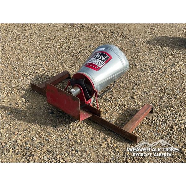 HERD SURE-FEED BROADCASTER FERTILIZER SPREADER
