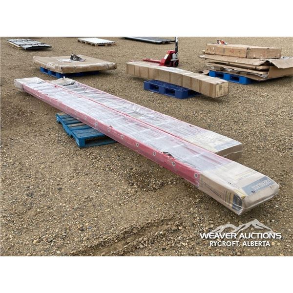 (2) EXTENSION LADDERS