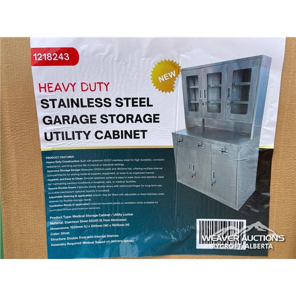 STAINLESS STEEL STORAGE CABINET