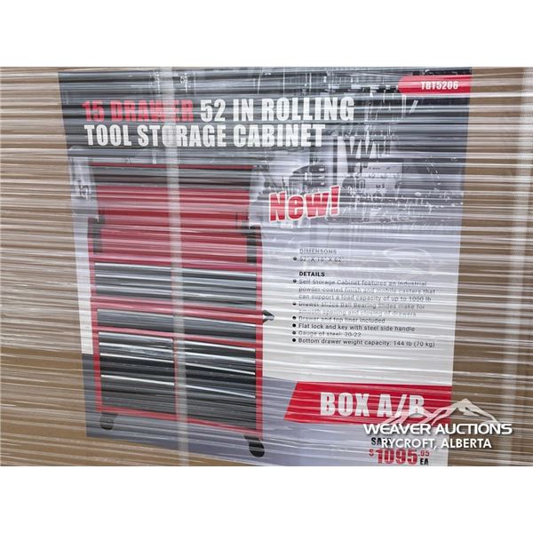 52 IN. ROLLING TOOL STORAGE CABINET