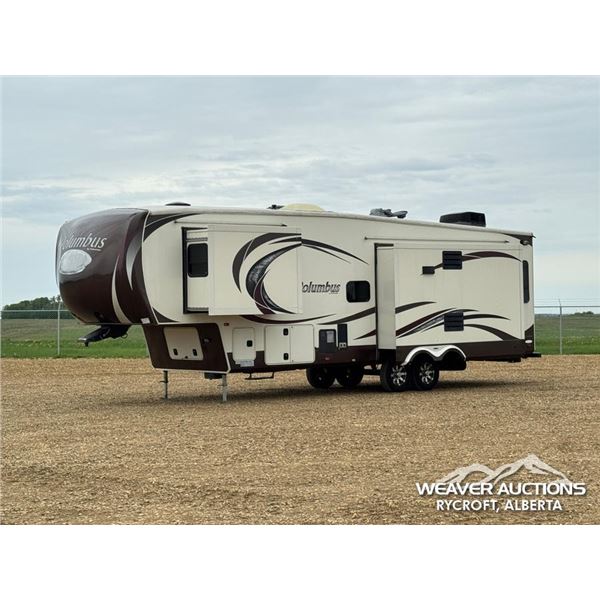 2013 COLUMBUS 320RS 32 FT T/A  FIFTH WHEEL TRAILER