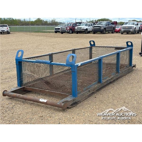STEEL CRATE ON SKID