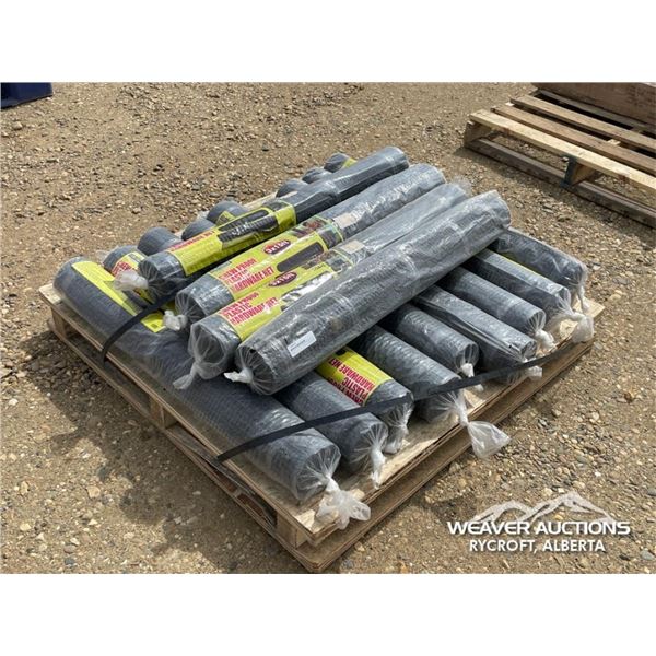 (14) ROLLS OF 3 X 15 FT. PLASTIC HARDWARE NET