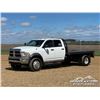 Image 1 : 2011 DODGE 5500 CREW CAB DUALLY FLATBED TRUCK