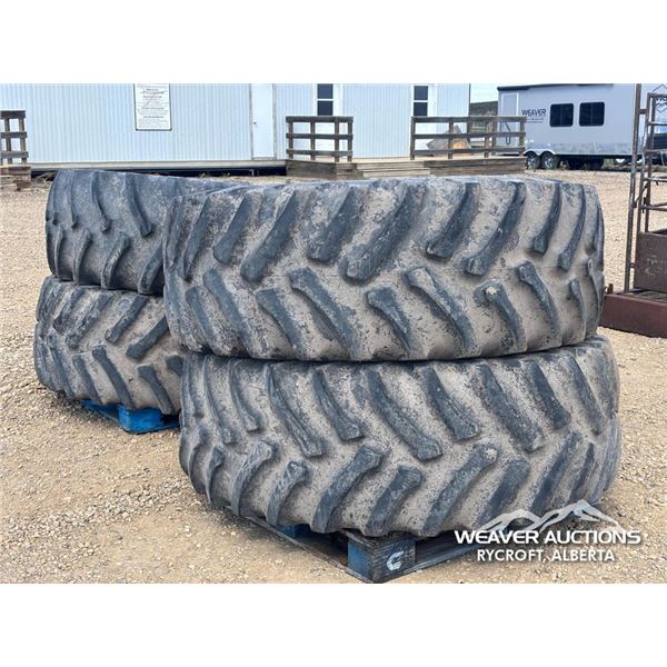 (4) RADIAL 24.5-32 TRACTOR TIRES