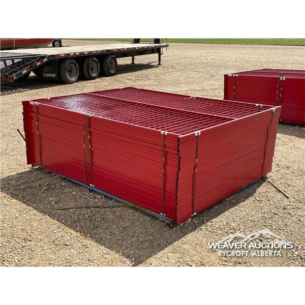 (30) 8 X 6 FT. POWDER COATED SITE FENCE
