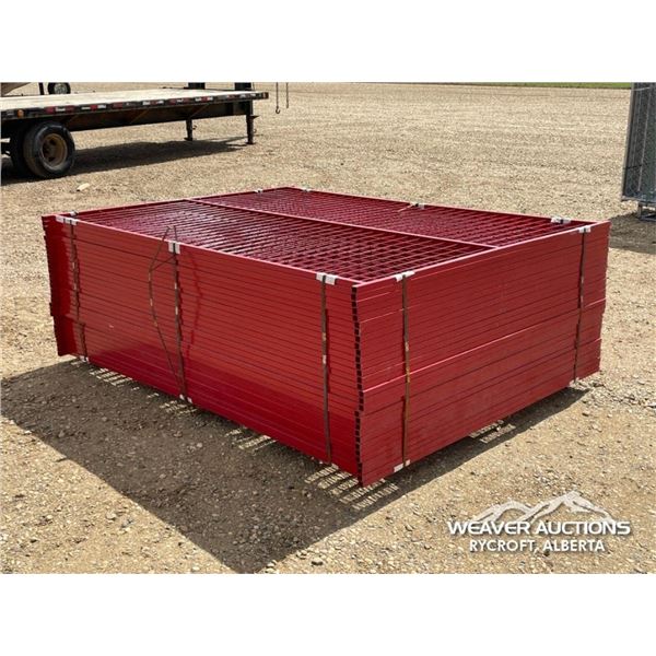 (30) 8 X 6 FT. POWDER COATED SITE FENCE