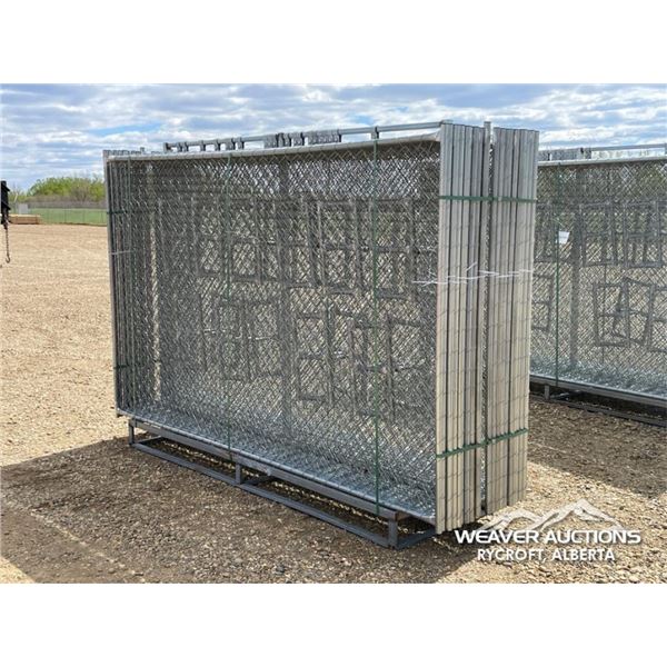 (20) 10 X 6 FT. CHAIN LINK TEMPORARY FENCE