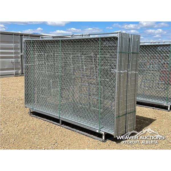 (20) 10 X 6 FT. CHAIN LINK TEMPORARY FENCE