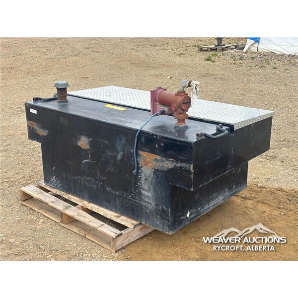 TIDY TANK W/FILL-RITE PUMP & TOOL BOX