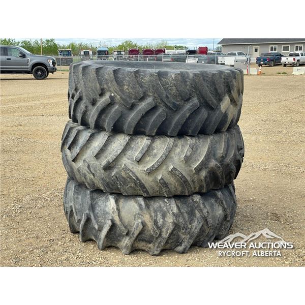 (3) 20.8-34 TIRES & (2) RIMS