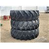 Image 1 : (3) 20.8-38 TIRES & RIMS