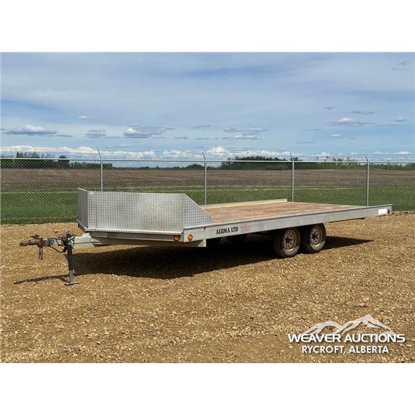 ALUMA 20X8.4 FT. ALUMINUM T/A DECK OVER TRAILER