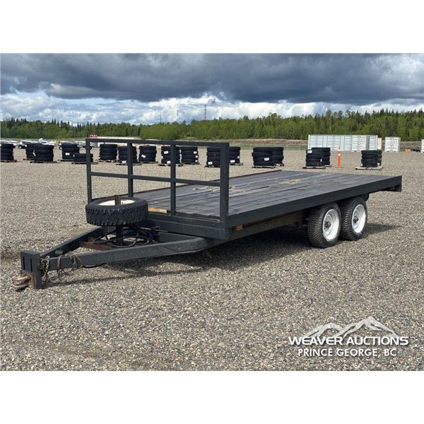 CUSTOM FLATBED 16 FT. T/A TILT DECK TRAILER