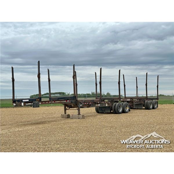 2008 DOEPKER T/A SUPER B-TRAIN LOG TRAILERS
