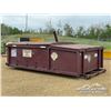 Image 1 : 14 FT. SKIDDED STEEL GARBAGE BIN
