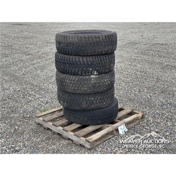 (5) LT275/70R18 WINTER TIRES