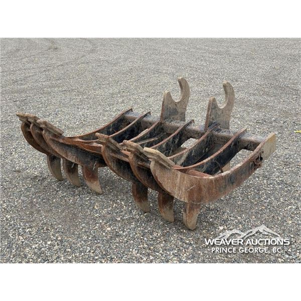 72 IN. EXCAVATOR BRUSH RAKE