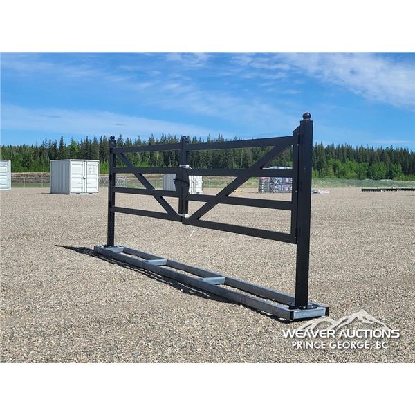 BI-PARTING METAL RANCH GATE