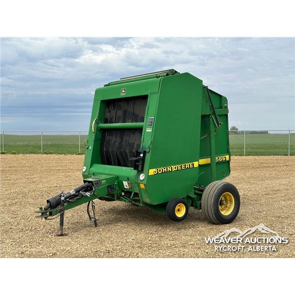 JOHN DEERE 566 ROUND BALER