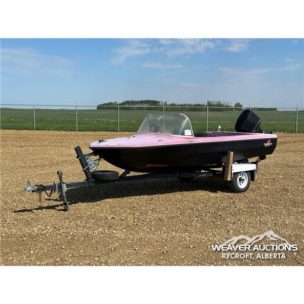 1980 VANGUARD VIP-142 15 FT. LAKE BOAT