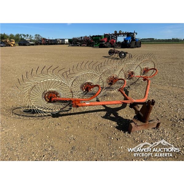 SITREX RP/5 3 PT 5 WHEEL HAY RAKE