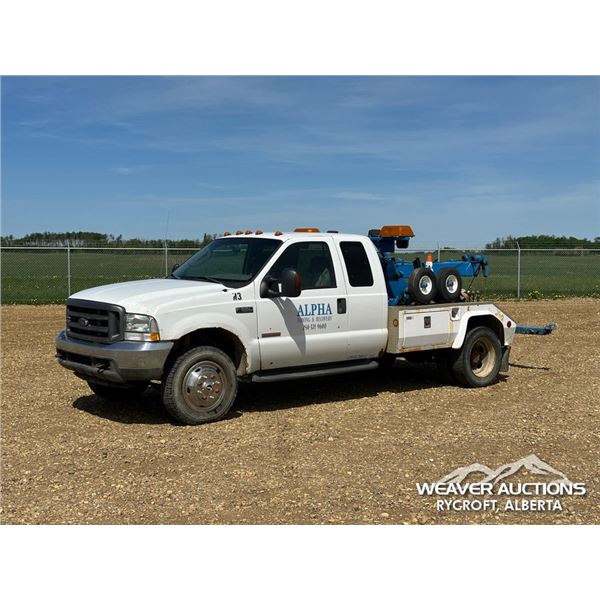2004 FORD F550 XLT S/A CREW CAB WRECKER TOW TRUCK