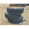 Image 1 : (3) GRADER TIRES WITH RIMS