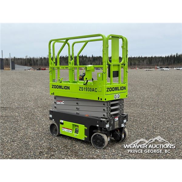 2025 ZOOMLION 19 FT. ELECTRIC SCISSOR LIFT