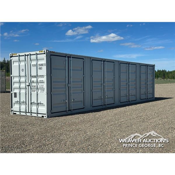 2026 8X40 FT. MULTI-DOOR SHIPPING CONTAINER