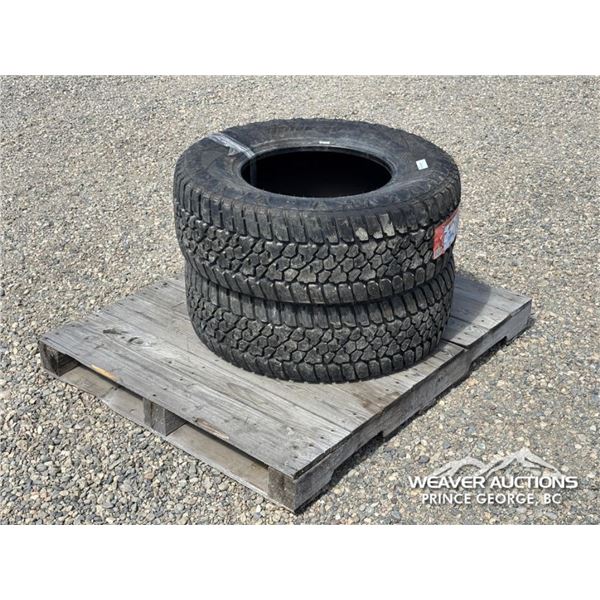 (2) ILEKING LT285/70R17 TIRES