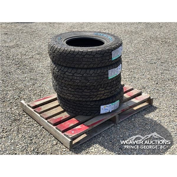(4) GRENLANDER LT215/85R16 TIRES