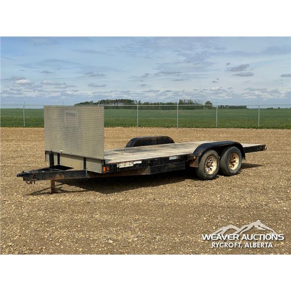 2012 RAINBOW 18 FT. T/A FLAT DECK TRAILER