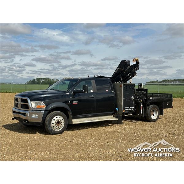 2012 DODGE RAM 5500HD SLT CREW CAB BOOM TRUCK