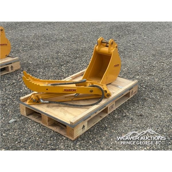 MINI EX 10 IN. DIG BUCKET W/ HYDRAULIC THUMB