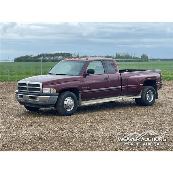 2001 DODGE RAM LARAMIE 3500 DUALLY QUAD CAB PICKUP