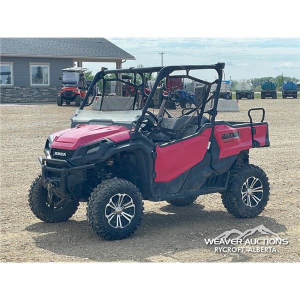 2017 HONDA 1000 5P SIDE BY SIDE