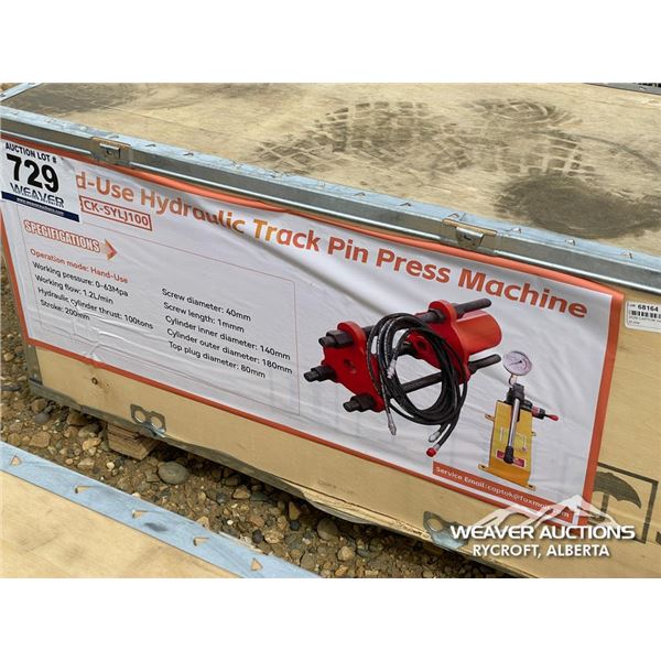 2026 CAPTOK HAND-USE HYD. TRACK PIN PRESS MACHINE