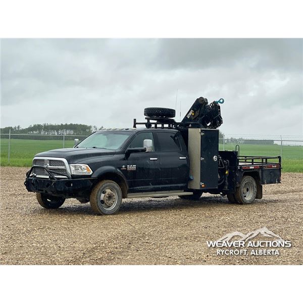 2015 DODGE RAM 5500 CREW CAB BOOM TRUCK