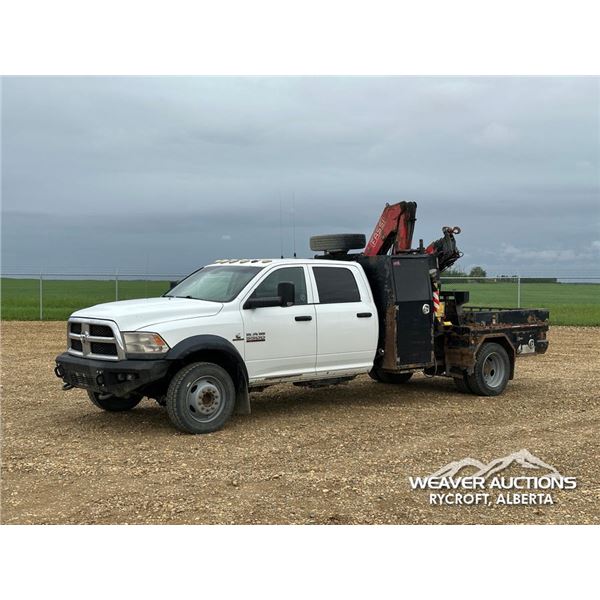 2013 DODGE RAM 5500HD CREW CAB BOOM TRUCK