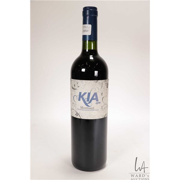 KIA/ 2010/ Spain/Blended Red Wine/ 750ml/ 14% ABV Note: Alcohol cannot be insured by any courier in 